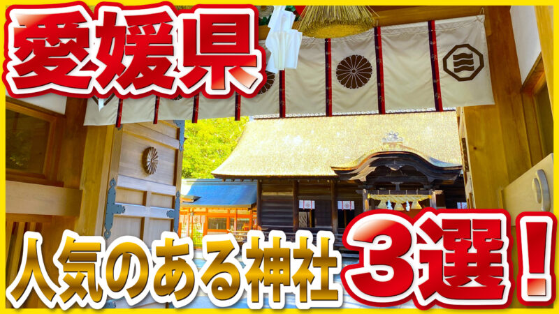【愛媛県の人気神社3選】一度は参拝したい最強パワースポット｜開運・厄除け・勝運のご利益を授かる神社巡りガイド